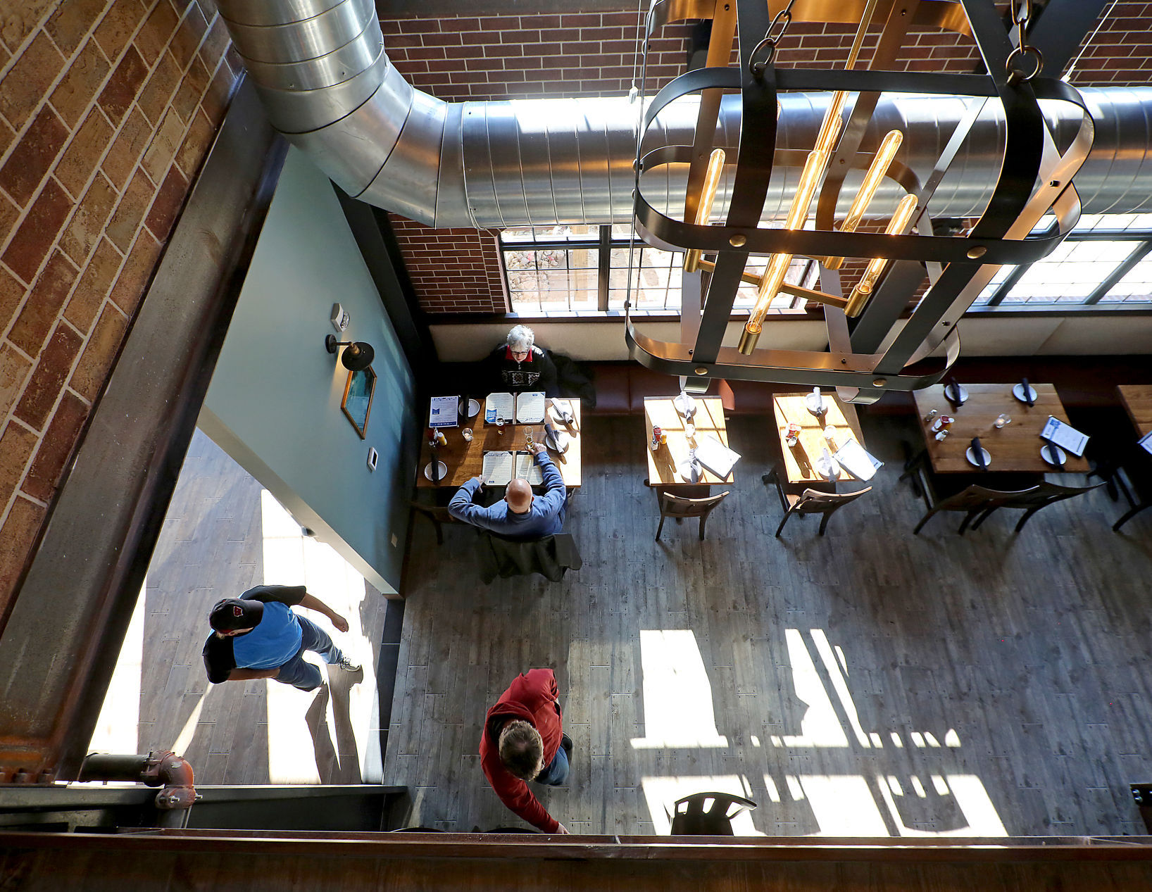 Overhead view